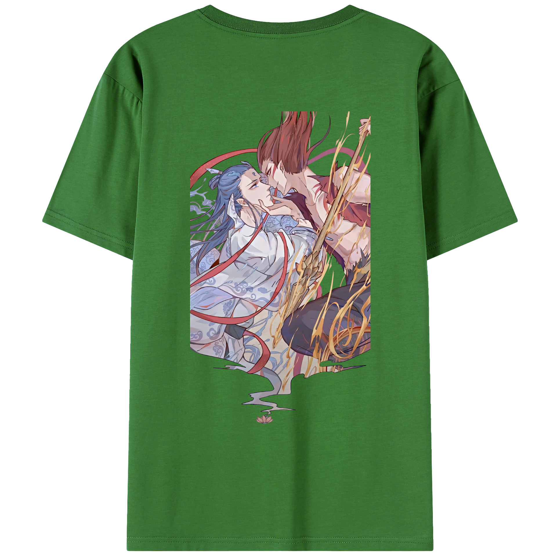 （画像用） Ne Zha 2 ナタ 魔童の大暴れ レディース半袖Tシャツ(バックプリント)